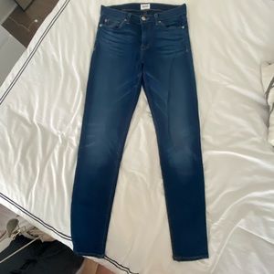 Hudson low rise skinny jeans